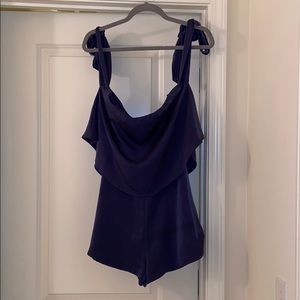 Navy Romper